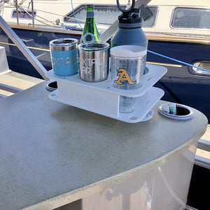 Docktail Jr Boat Cup Holder Caddy with 2 SeaSucker Vacuum Mounts - Choose Your Color