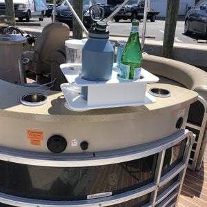 Docktail Jr Boat Cup Holder Caddy with 2 SeaSucker Vacuum Mounts - Choose Your Color