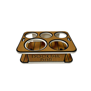 Docktail Jr Boat Cup Holder Caddy with 2 SeaSucker Vacuum Mounts - Choose Your Color