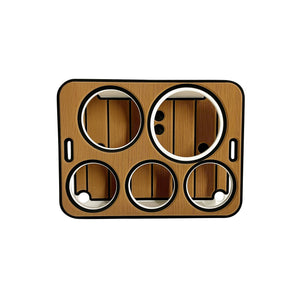 Docktail Jr Boat Cup Holder Caddy with 2 SeaSucker Vacuum Mounts - Choose Your Color