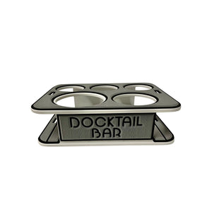 Docktail Jr Boat Cup Holder Caddy with 2 SeaSucker Vacuum Mounts - Choose Your Color