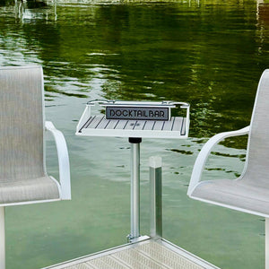Docktail Utility Table with Rod Holder Mount