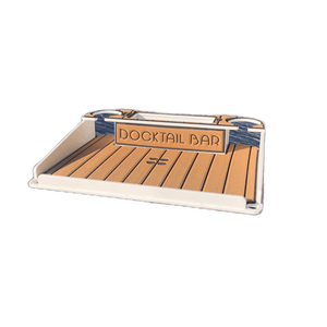 Docktail Utility Boat Table with Pedestal Table Attachment Options