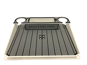 Docktail Utility Boat Table with Pedestal Table Attachment Options