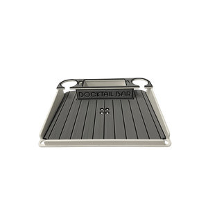 Docktail Utility Boat Table with Pedestal Table Attachment Options