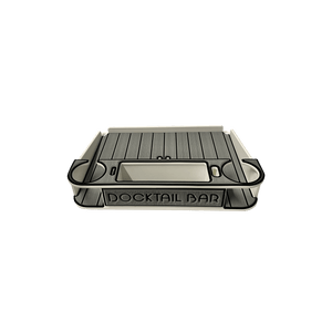 Docktail Utility Boat Table with Pedestal Table Attachment Options