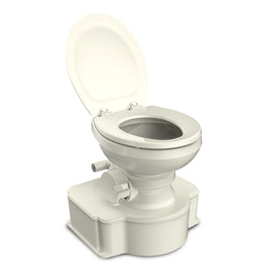 Dometic Bone M65 Marine Gravity Toilet - Elongated Seat Size w/Foot Pedal - TRAPSKI