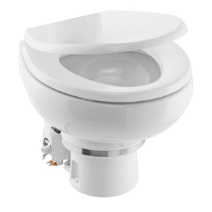 Dometic MasterFlush 7120 White Electric Macerating Toilet w/Orbit Base - Freshwater - 24V [9610007271] - TRAPSKI