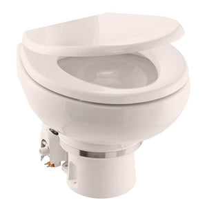 Dometic MasterFlush MF 7120 - Bone - Electric Macerating Toilet w/Orbit Base Slow Close Seat - Freshwater - 12V [9610007272] - TRAPSKI