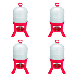 Little Giant DOMEWTR10 10 Gallon Tank Poultry Chicken Gravity Waterer (4 Pack)