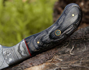 Draco Hunting Knife with Pakkawood Handle - TRAPSKI