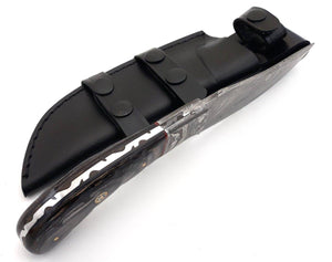 Draco Hunting Knife with Pakkawood Handle - TRAPSKI
