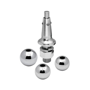 Draw-Tite Interchangeable Hitch Ball w/ 1" Shank - 1-7/8", 2", 2-5/16" Balls - TRAPSKI