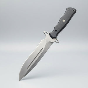 Drop Point Bowie Knife D2 Steel G10 Handle
