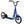 Height Adjustable Kid Kick Scooter with 12 Inch Air Filled Wheel