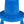 Little Giant 4 Pound Poultry Chicken Feeder Dispenser with Carrying Handle, Blue