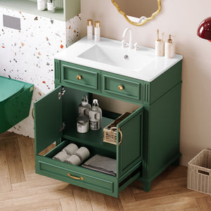 Bathroom Vanity With Sink And Storage Cabinet
