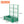 4x2x1FT Galvanized Raised Garden Bed with Arch Trellis
