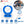 Desk Cooling Fan w/180¡Adjustable LED Lamp Baby Stroller Fan Emergency Flashlight Torch for Household Camping Traveling