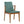 Dining Chairs (Set of 2) - Green / Walnut