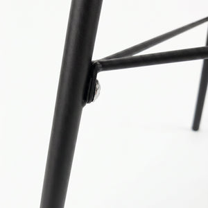 Nusa Outdoor Synthetic Wicker Glass-Top Side Table
