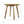 Round Dining Table, Solid Wood - Natural Wood / Brown