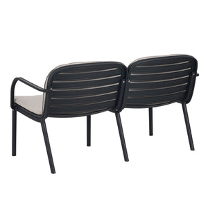 Luna Outdoor Patio 3 Pieces Chat Set