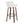Daniella - Contemporary Fixed Height, Barstool & Swivel And Round Footrest (Set of 2)