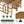 U_STYLE Farmhouse 5-Piece Outdoor Patio Dining Set