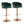 Claire - Contemporary / Glam Adjustable Bar Stool (Set of 2)