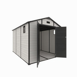 8x10 FT Plastic Outdoor Storage Shed