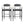 Upholstered Bar Stools With Backs For Kitchen Island (Set of 2)