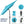 Rectangular Patio Umbrella With Crank Tilt, Polyester UV-Resistant Canopy