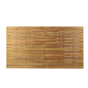 Extendable Acacia Wood Outdoor Dining Table