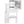 Cabinet Vanity Table & Cushioned Stool, USB Power Station, Hair Dryer Bracket - White