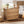 Nightstand With 3 Drawers, Bedside Table, Compact Storage - Brown
