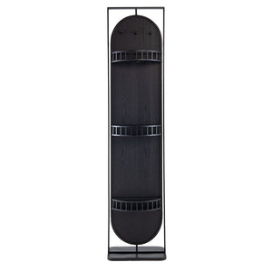 Full Length Standing Mirror, 360° Swivel Floor Mirror For Bedroom - Black