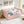 Gingham Daybed With USB Charging Port, Wave-Shaped Design
