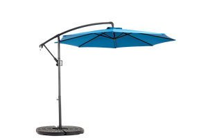 10ft Offset Hanging Market Patio Umbrella with Easy Tilt Adjustment