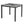 Leoncia - Bar Table And 4 Bar Stools - Espresso / White