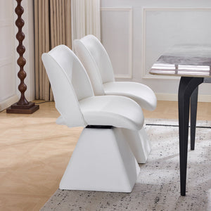 Modern Swivel Dining Chair With High Back