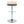 Grotto - Contemporary Adjustable Barstool, Swivel With Rounded T Footrest (Set of 2)