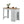 Alonzo - Small Space Counter Height Dining Table With Cabinet And Drawer Storage