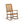 Muse Outdoor Acacia Rocking Chair With Slat Design - Teak