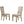 Brutus - Wide Dining Chair (Set of 2) - Reclaimed Wheat