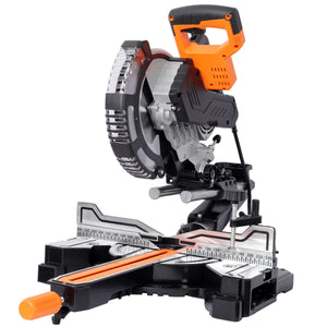 10 Inch Dual Bevel Double Speed Sliding Miter Saw with LED