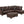 3 Pc Sectional Sofa Set Brown Faux Leather Left-Facing Chaise
