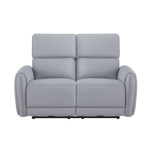 Jeromie - Power Motion Loveseat With USB Port - Gray