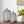 Ophira Sparrow Candle Holders (Set of 2) - Antique Gray