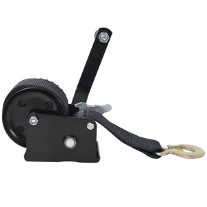 600LBS Hand Winch with 19.6FT Strap